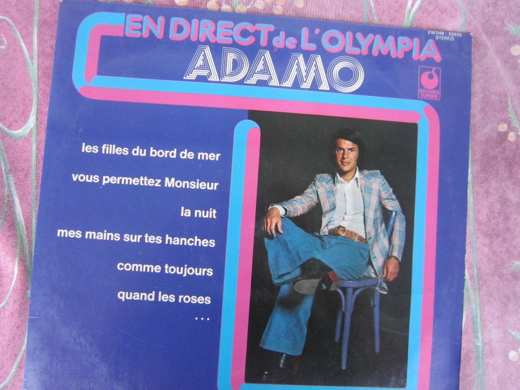 lp ADAMO, Cd's en Dvd's, Ophalen, LP