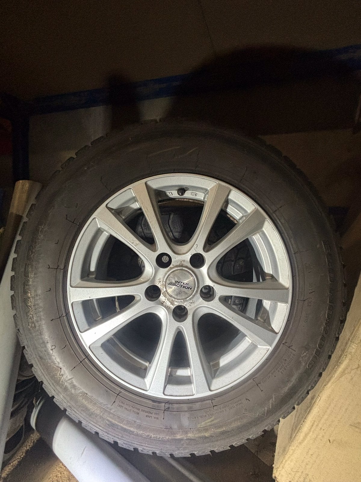 Jantes et pneus hiver kia spartage, Autos : Pièces & Accessoires, Enlèvement