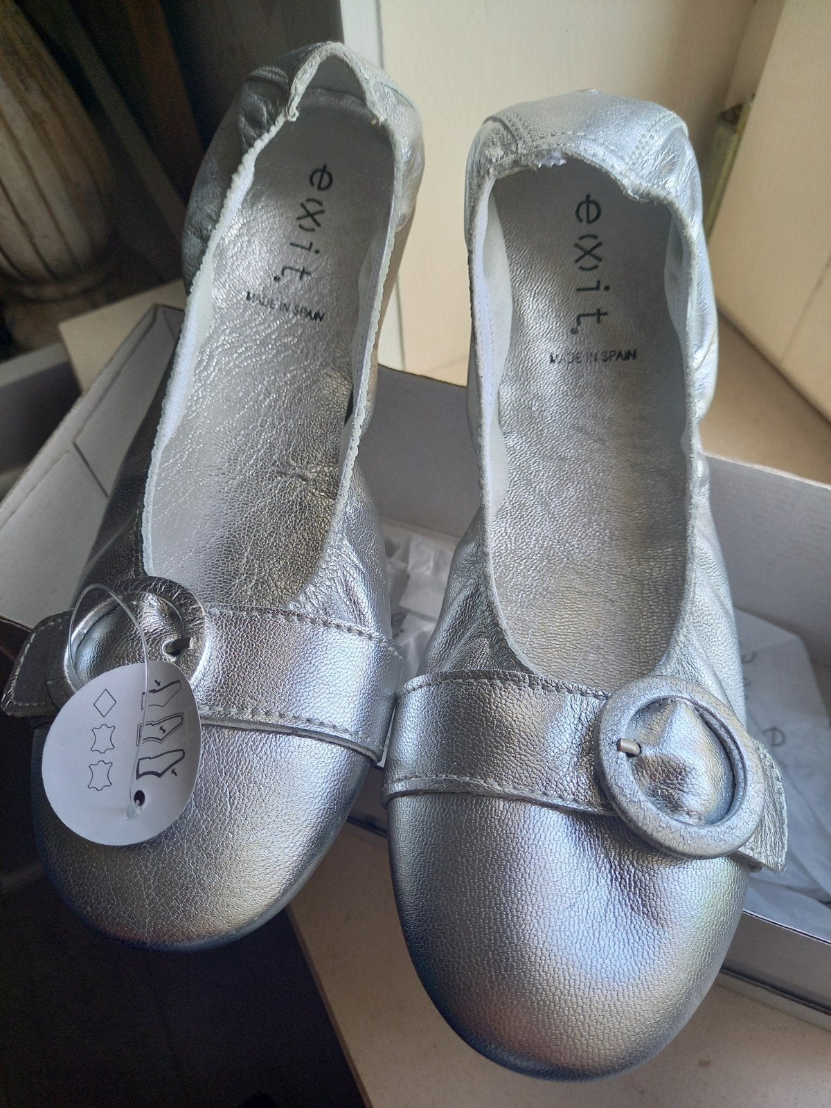 nieuwe schoenen Exit MT39 zilverkleurig, Kleding | Dames, Schoenen, Ophalen of Verzenden
