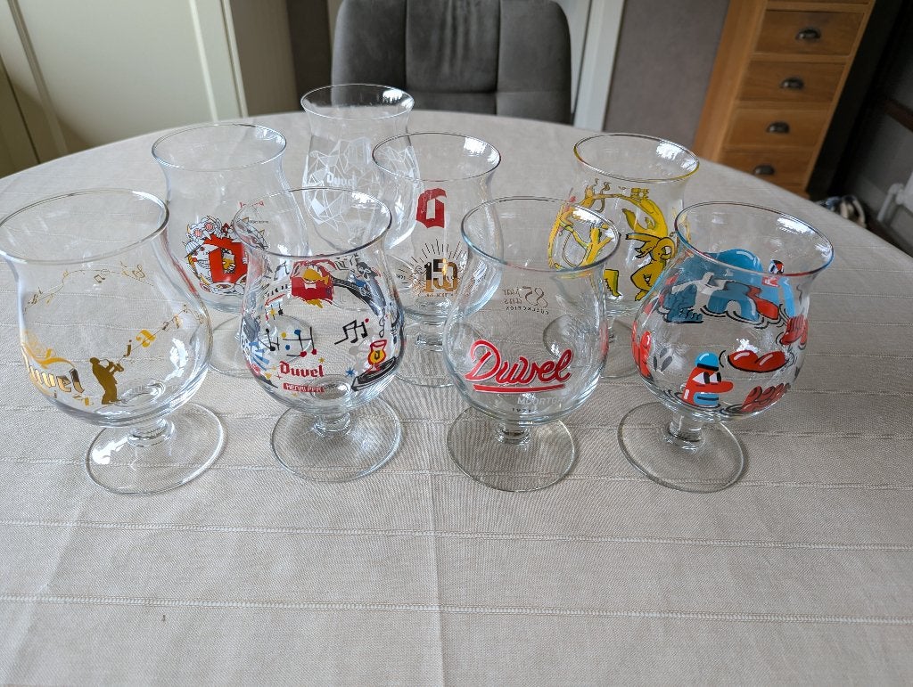 Duvel -glazen, Ophalen, Zo goed als nieuw, Glas of Glazen, Duvel