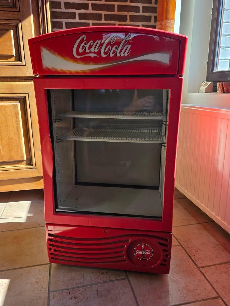 Frigo Coca Vintage fonctionnel, Enlèvement, Utilisé