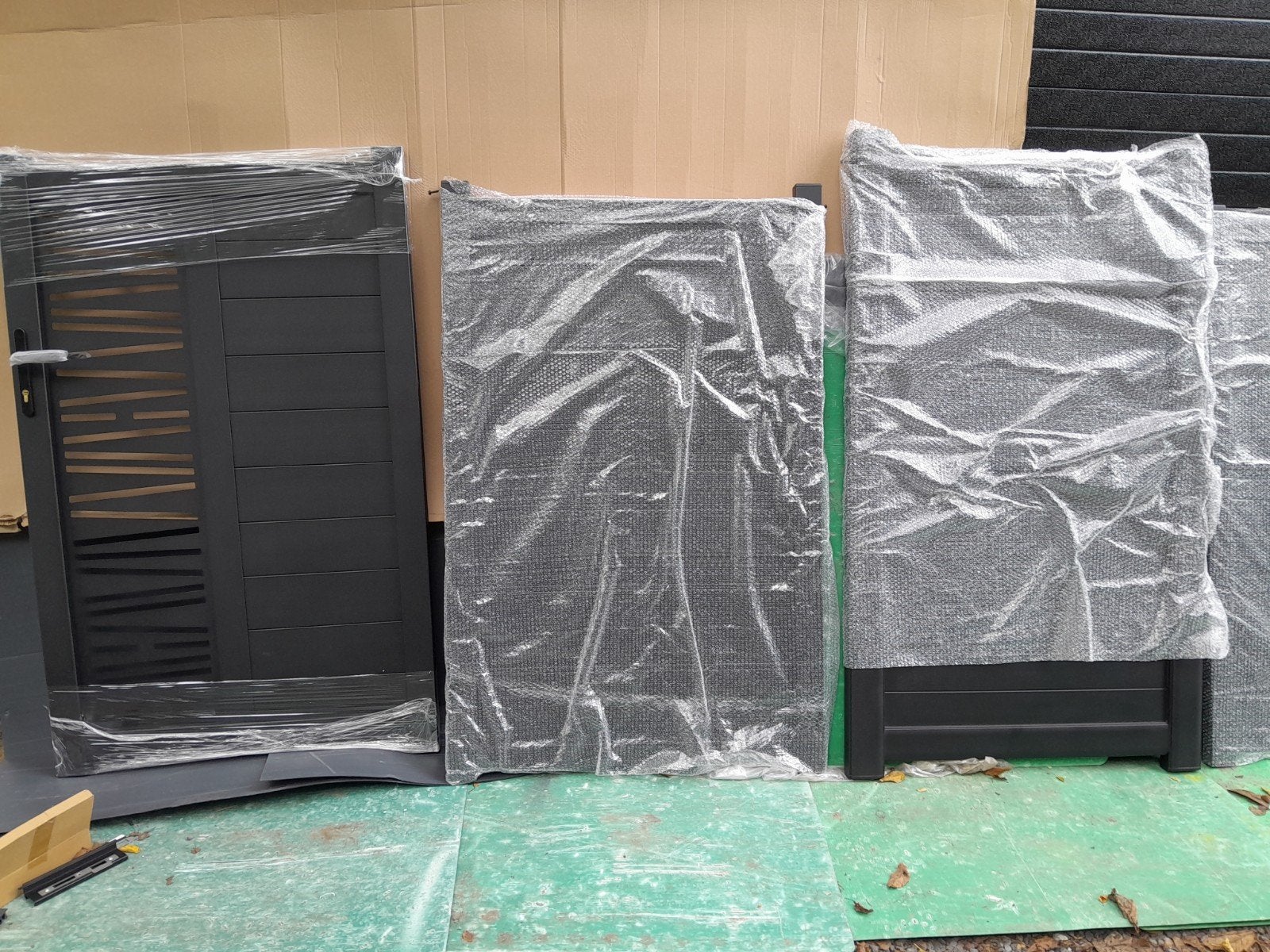portail portillons poteau aluminium Noir 9005, Enlèvement ou Envoi, Panneau