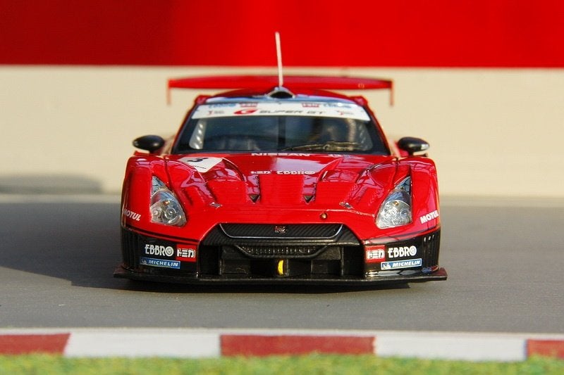 Nissan R35 GT-R GT500 Hasemi Tomica #3 2009 - Ebbro 1:43, Enlèvement ou Envoi, Comme neuf, Voiture