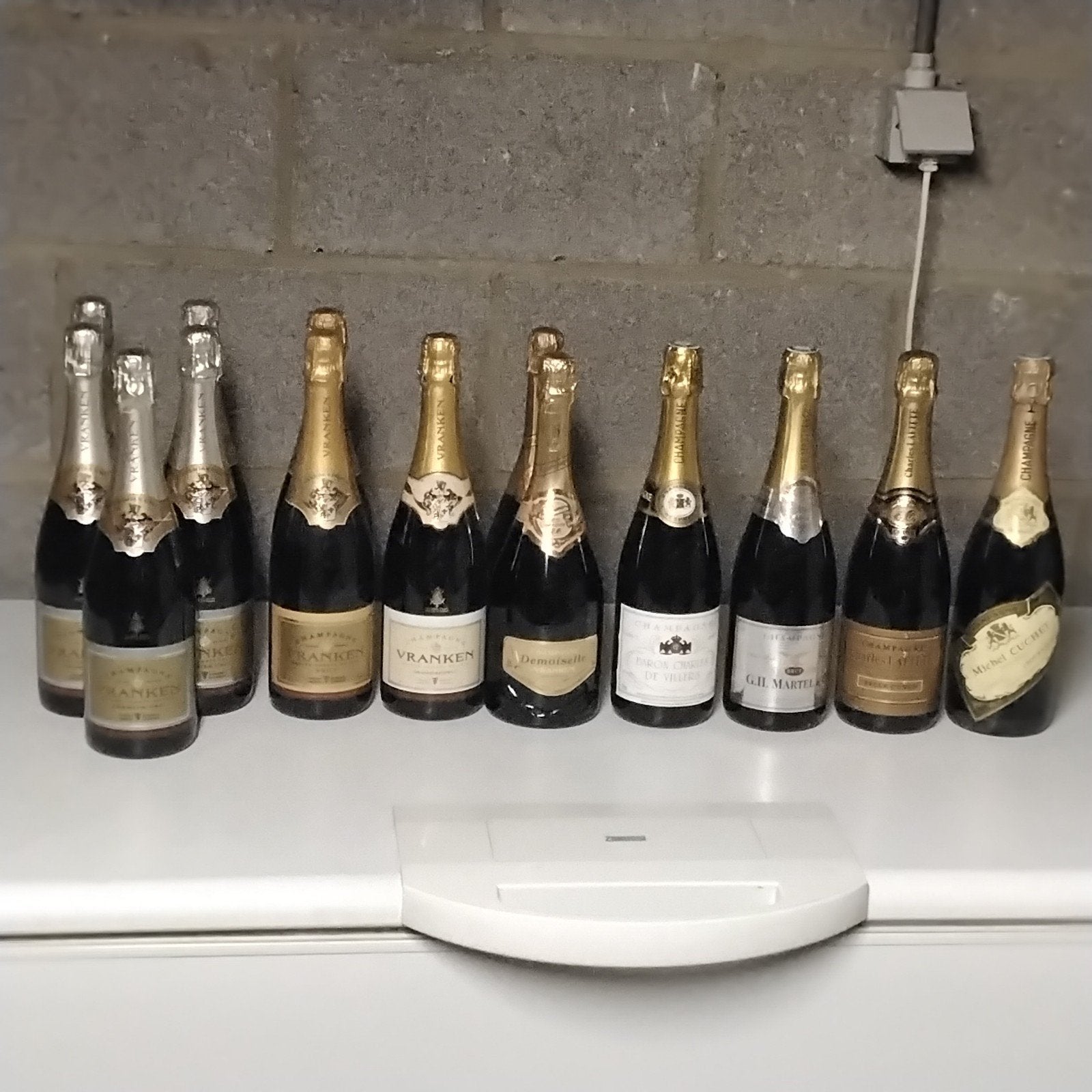 champagne, Ophalen, Champagne