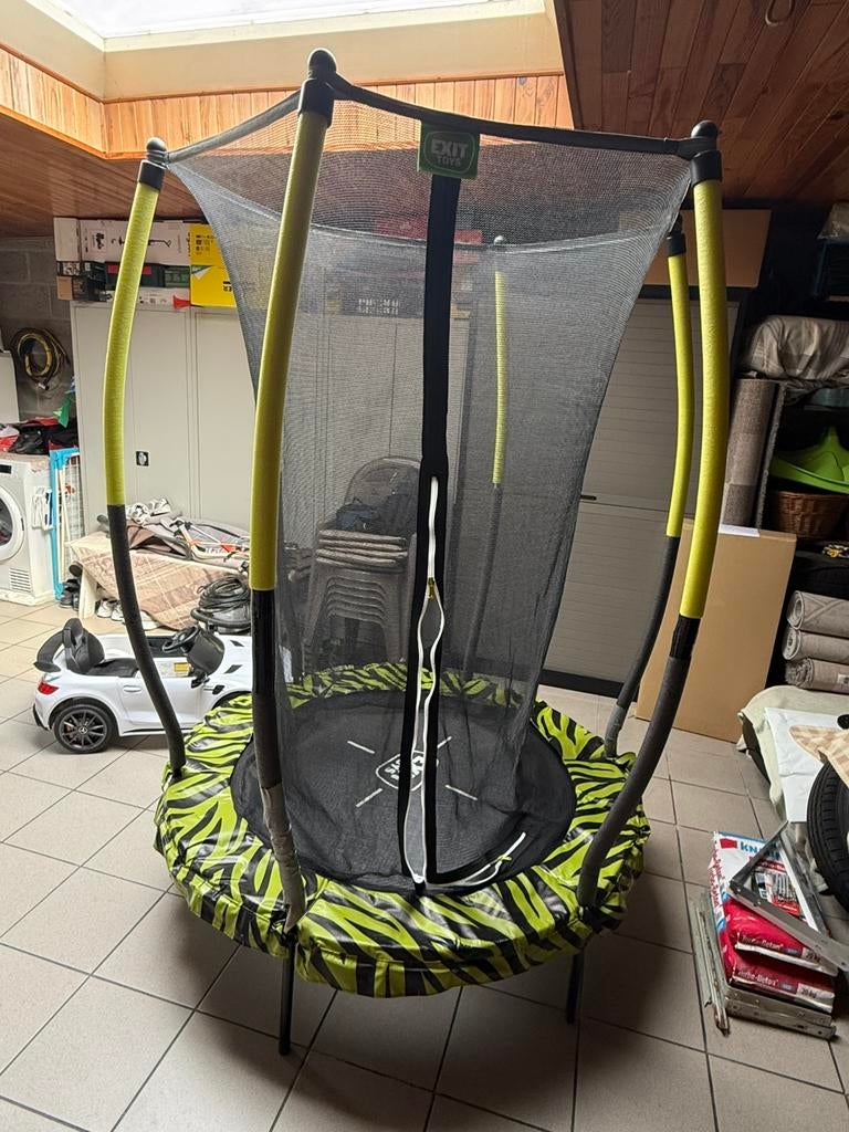 Exit toys trampoline 140cm, Ophalen, Zo goed als nieuw