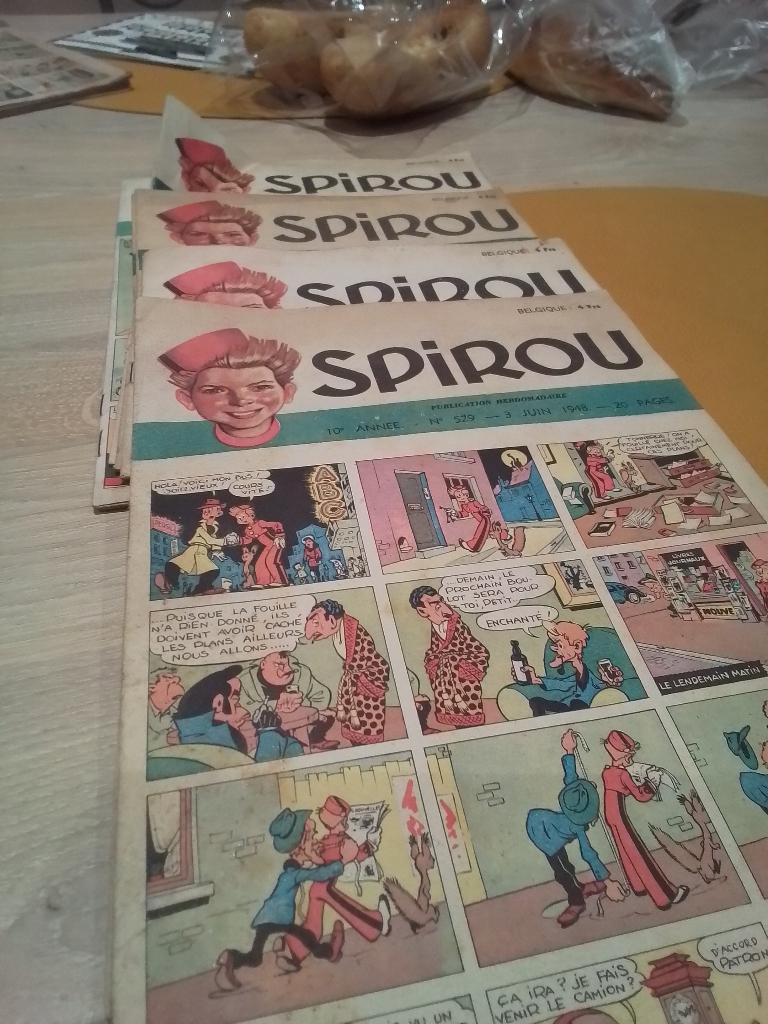 Spirou, Livres, Enlèvement