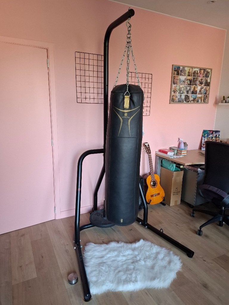 Bokszak + staander, Sports & Fitness, Enlèvement, Utilisé, Sac de boxe