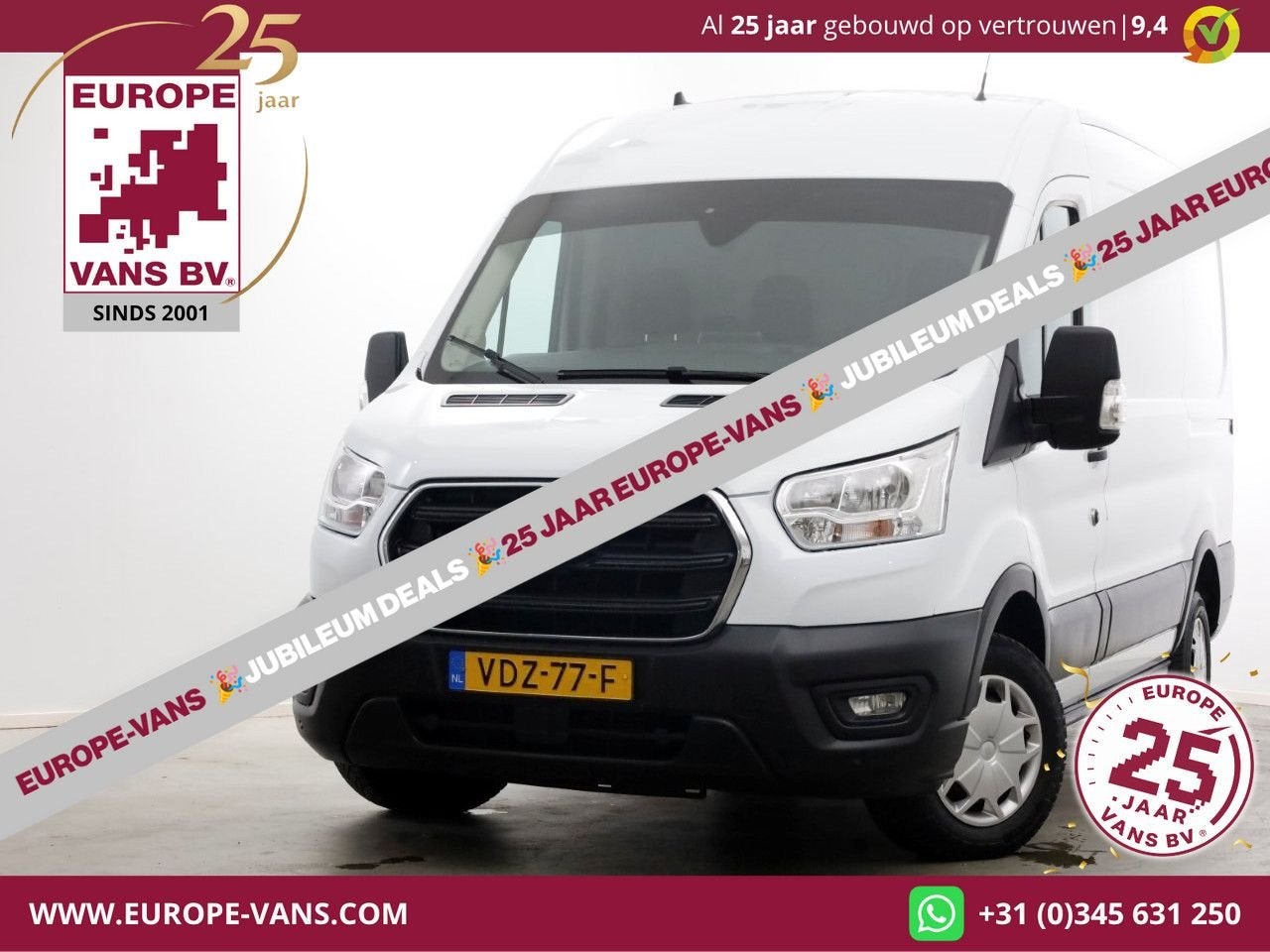 Ford Transit 2.0 TDCI L2H2 Trend Airco/Navi/Camera 01-2020, Auto's, Bestelwagens en Lichte vracht, Bedrijf, Ford, Onderhoudsboekje