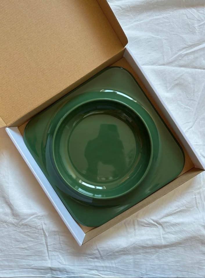 Assiette verte IKEA neuve, Neuf, Assiettes(s), Enlèvement ou Envoi, IKEA