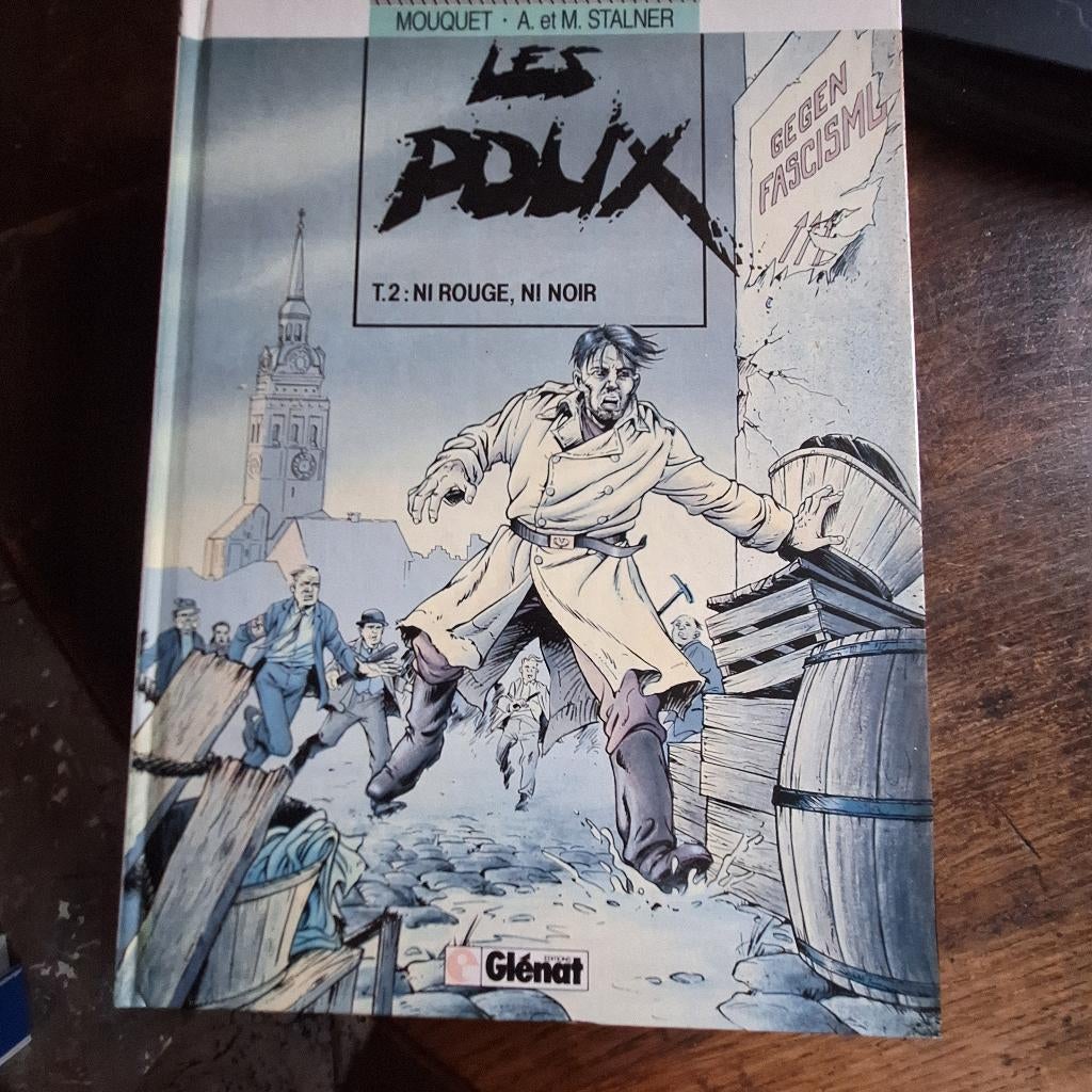 les poux t2ni rouge ni noir mouquet stalner glénat vécu, Livres, Mouquet stalner, Une BD, Utilisé, Envoi