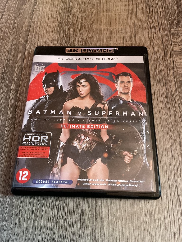 Batman vs Superman 4K en Blu ray versie, CD & DVD, Blu-ray, Anglais, Action, Enlèvement ou Envoi, Film