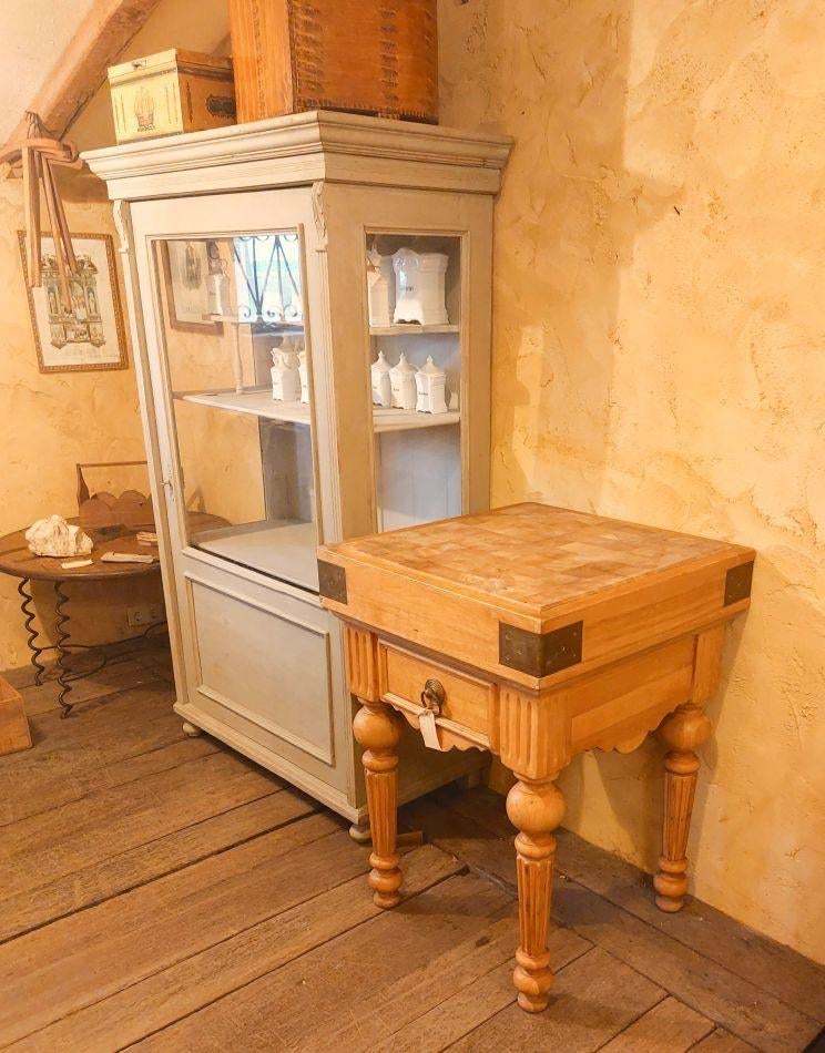 oud kapblok  klein kapblok  oud hakblok, Antiek en Kunst, Curiosa en Brocante, Ophalen