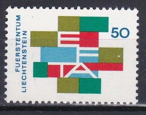 Liechtenstein 1967 - EFTA nr 481 **, Postzegels en Munten, Verzenden, Postfris