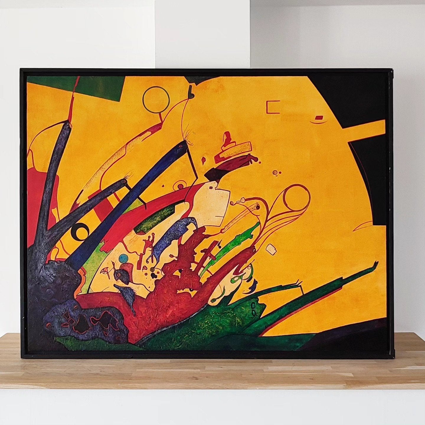 Peinture de Roland Lavianne. Fairz une offre., Enlèvement ou Envoi