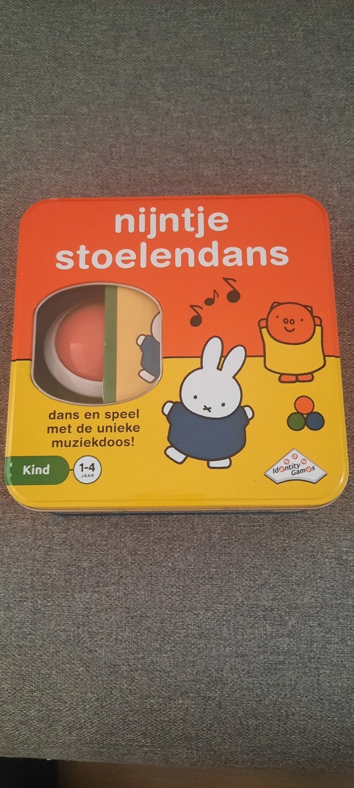 Nijntje stoelendans, Hobby en Vrije tijd, Gezelschapsspellen | Kaartspellen, Ophalen, Zo goed als nieuw, Identity Games