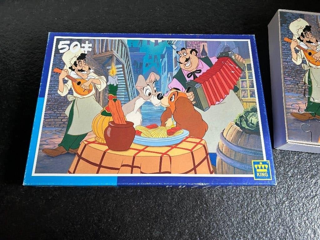 Puzzel van Walt Disney Lady en de vagebond, Verzamelen, Ophalen, Gebruikt