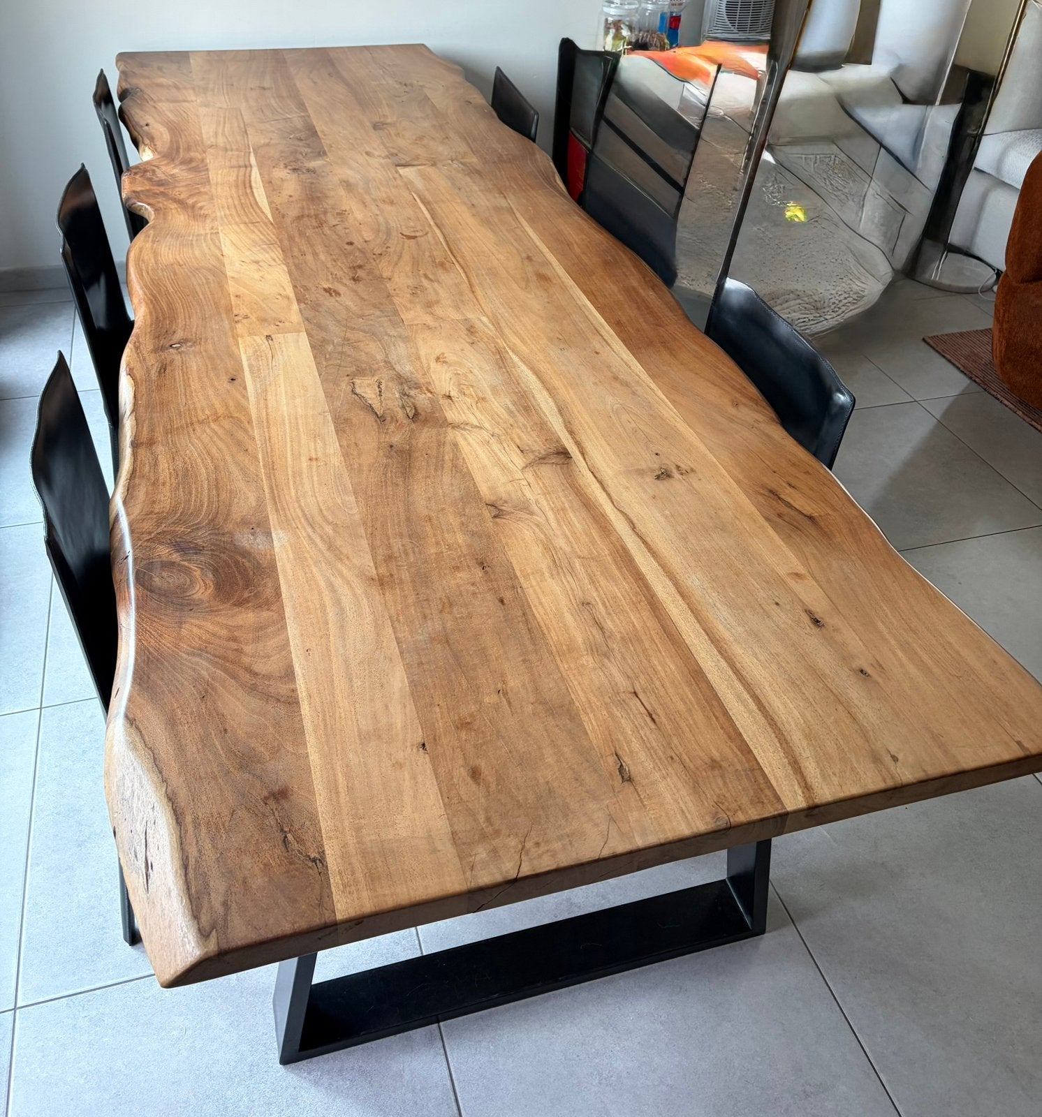 Eettafel 300x100cm, Huis en Inrichting, Ophalen, Gebruikt, 200 cm of meer, 50 tot 100 cm