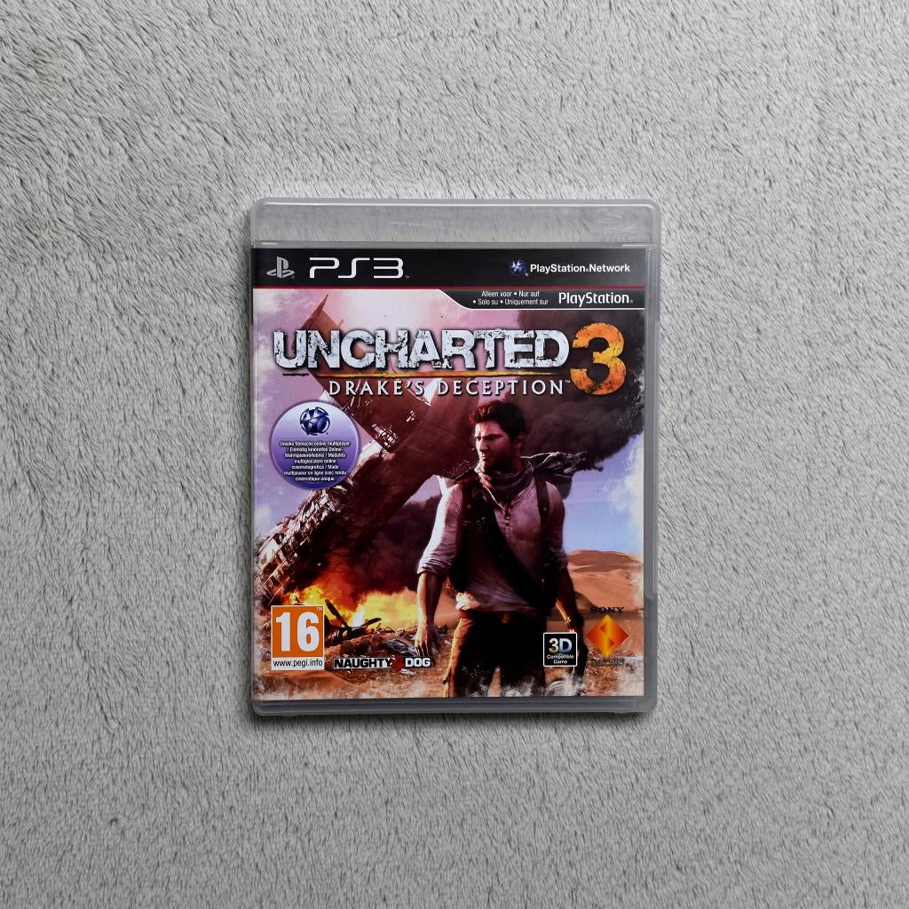 Uncharted 3 PS3 Action Adventure Sony compleet goede staat, Games en Spelcomputers, Avontuur en Actie, Gebruikt, 1 speler, Ophalen of Verzenden