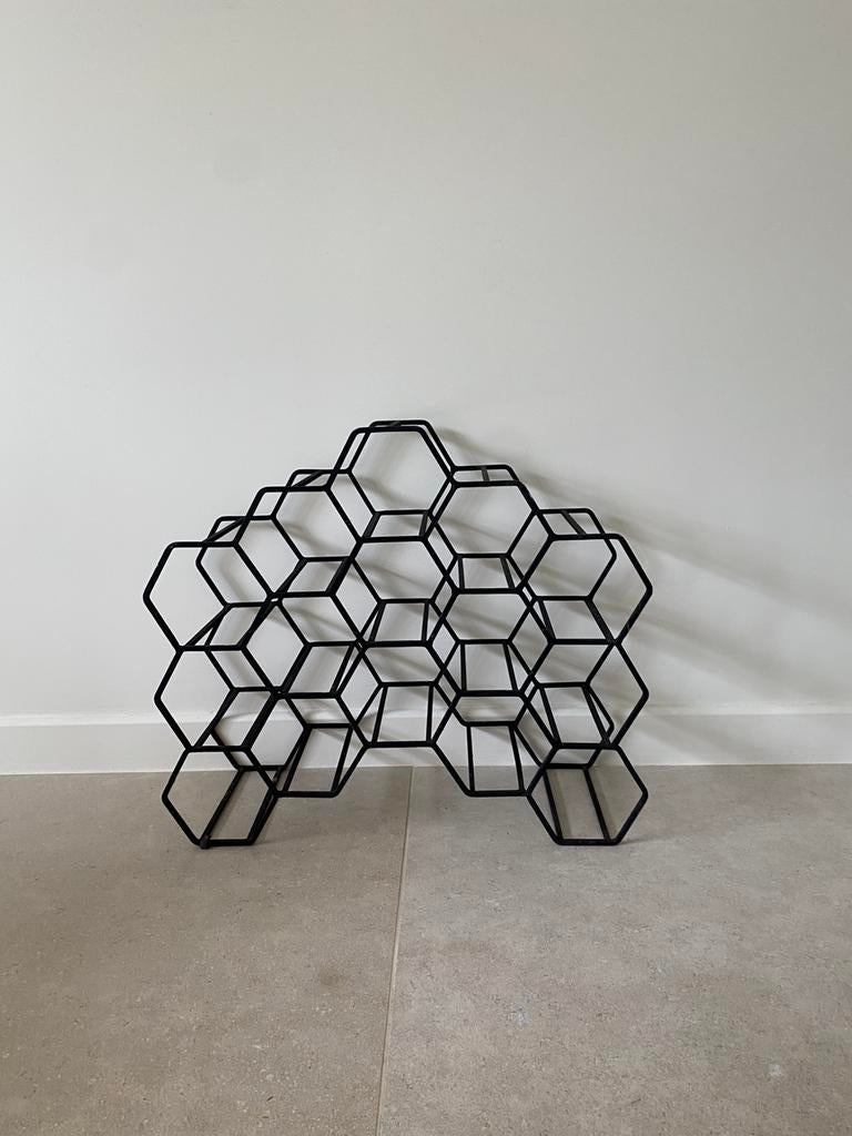 XL Boom decoratief metalen wijnrek 12 stuks te verkrijgen., Huis en Inrichting, Woonaccessoires | Wijnrekken, Zo goed als nieuw