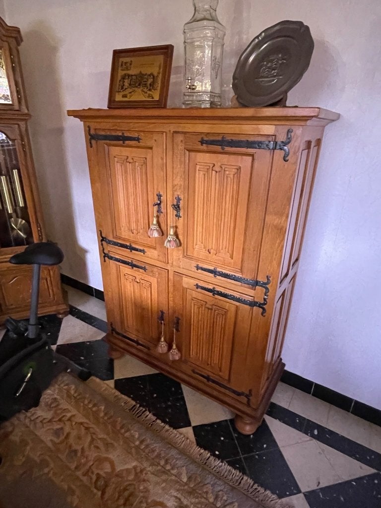 Houten eiken kasten, Antiek en Kunst, Ophalen