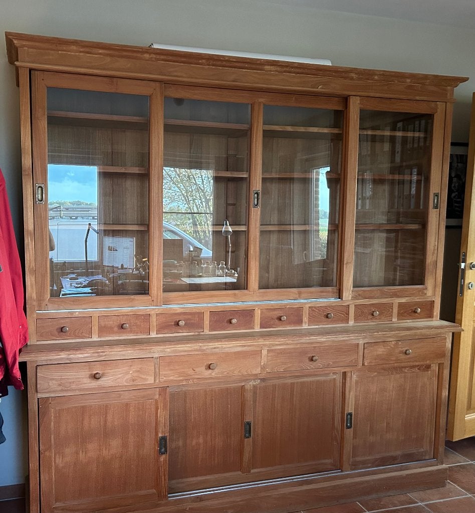 Grande armoire buffet teck, Teck, Avec tiroir(s), 200 cm ou plus, Enlèvement