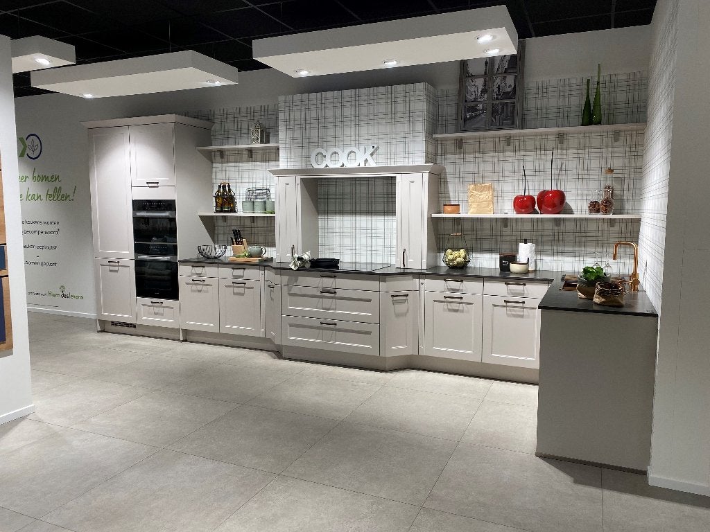 Showroomkeuken RITA, Maison & Meubles, Enlèvement, Neuf, Granit ou Pierre, Cuisine d'angle