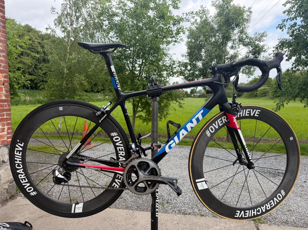 Vélo d'équipe Giant TCR en carbone, Enlèvement, Comme neuf, Carbone, Giant
