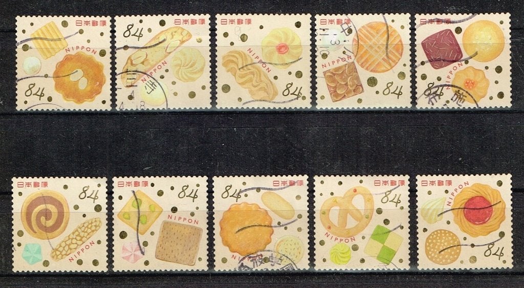 Timbres japonais - K 5282 - Biscuits, Envoi, Affranchi, Asie orientale
