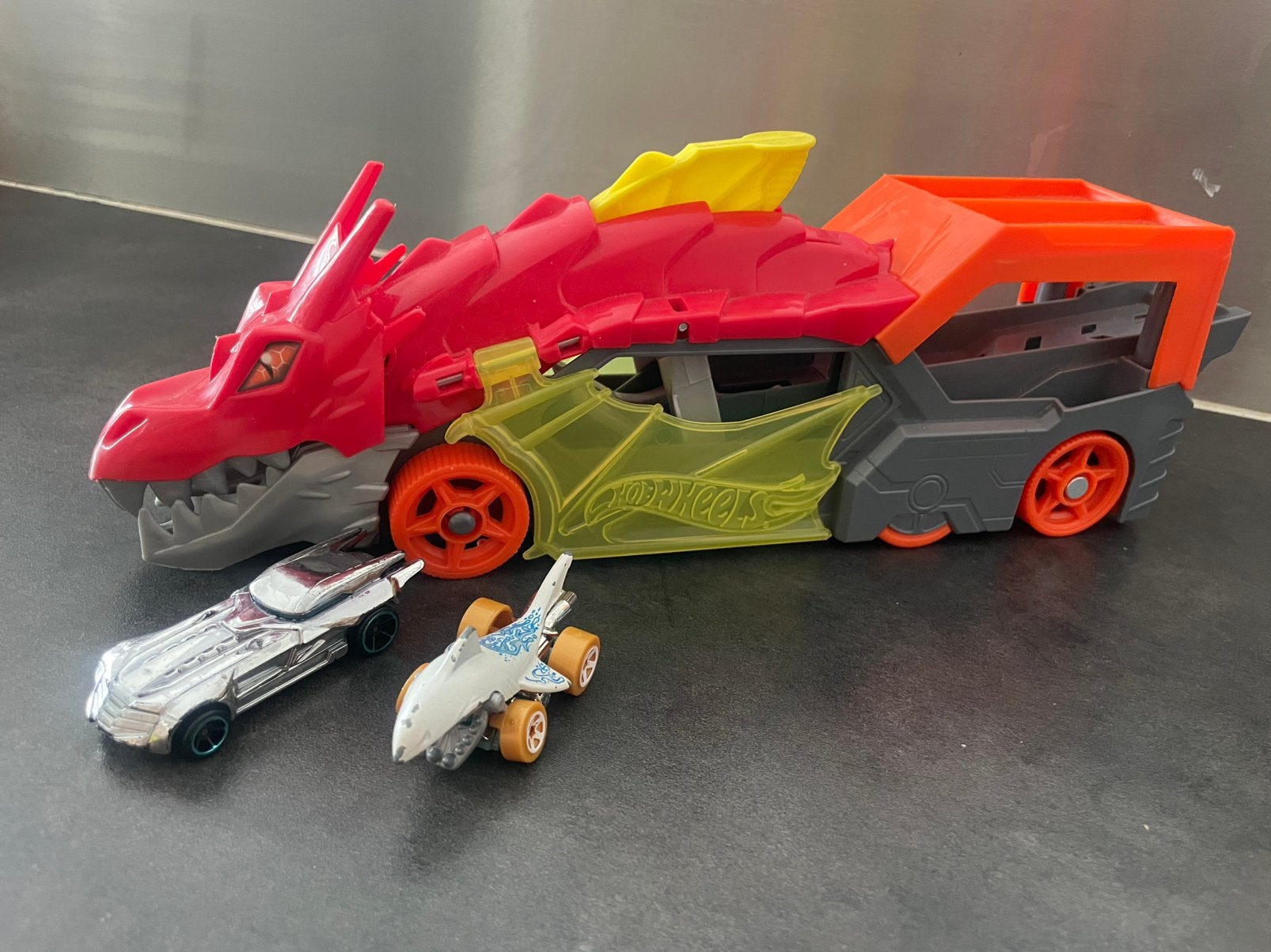 HotWheels Dragon, Ophalen, Gebruikt