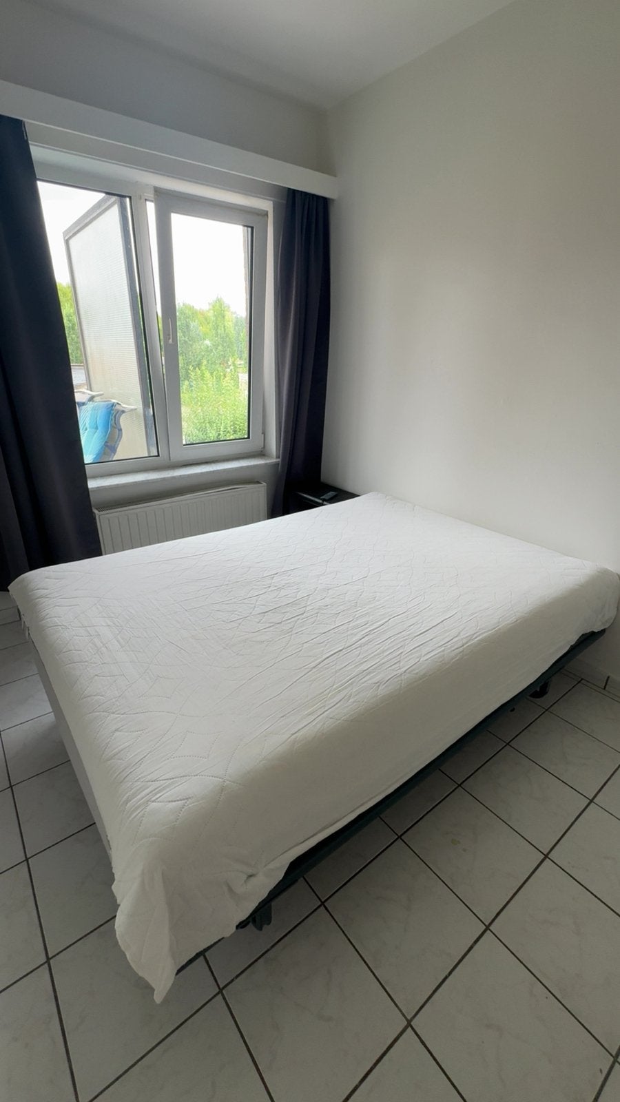 Auping elektrisch bed 140x200, Ophalen, Gebruikt, 140 cm, Twijfelaar