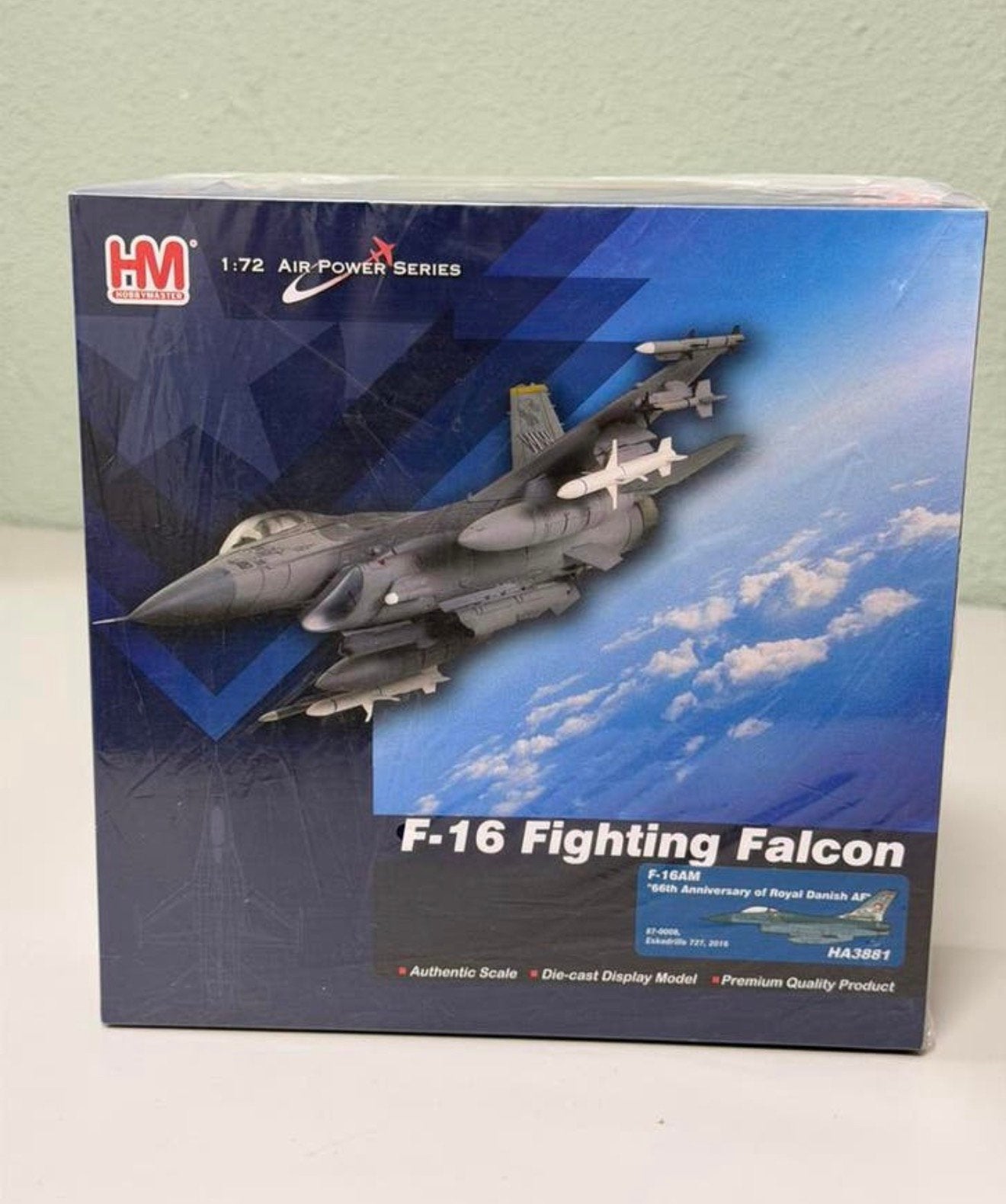 Hobby Master F-16AM Fighting Falçon 1:72 HA3881 Nouveau F16, Hobby & Loisirs créatifs, Enlèvement ou Envoi, Neuf, 1:72 à 1:144