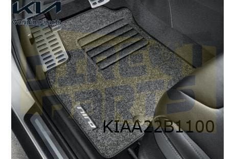 Kia Niro Mattenset standaard (4x) tekst "Niro" Origineel! G5, Kia, -, Verzenden, -