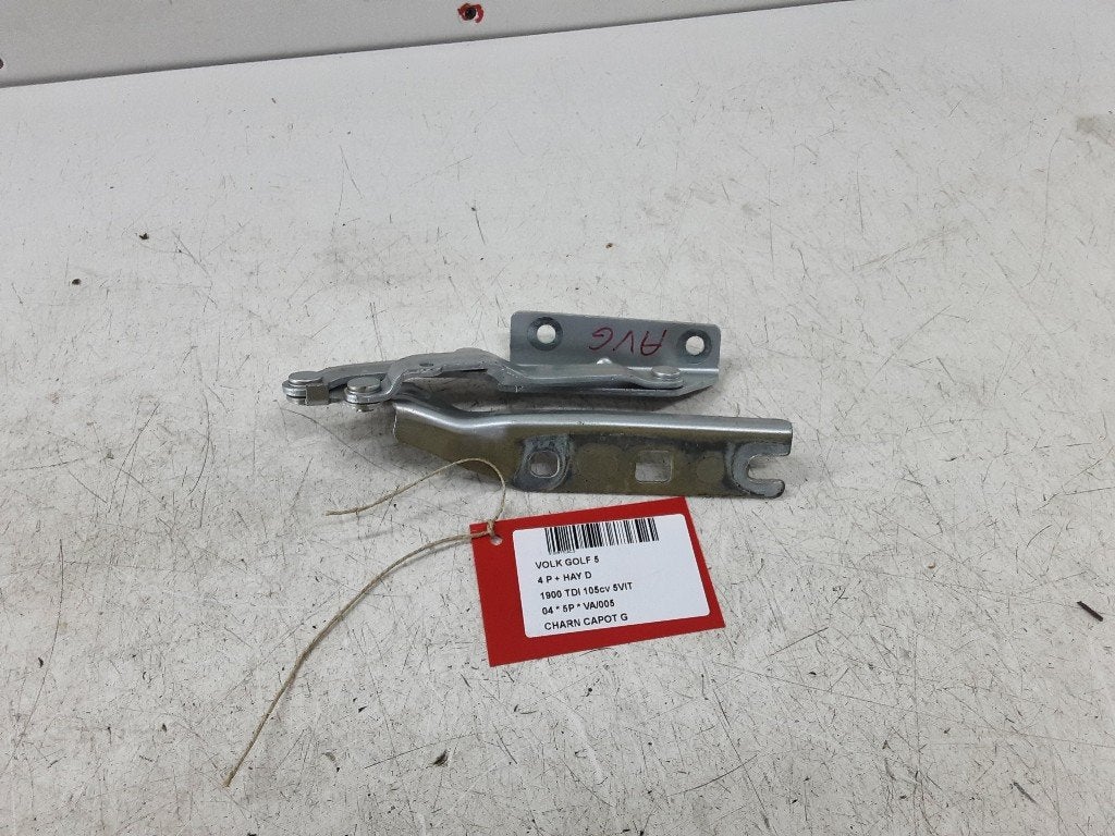 CHARNIERE DE CAPOT GAUCHE Volkswagen Golf V (1K1), Volkswagen, Mevr. I. Hauben, Utilisé, Rue de l'Espoir 34 34
4030  GRIVEGNÉE, BE