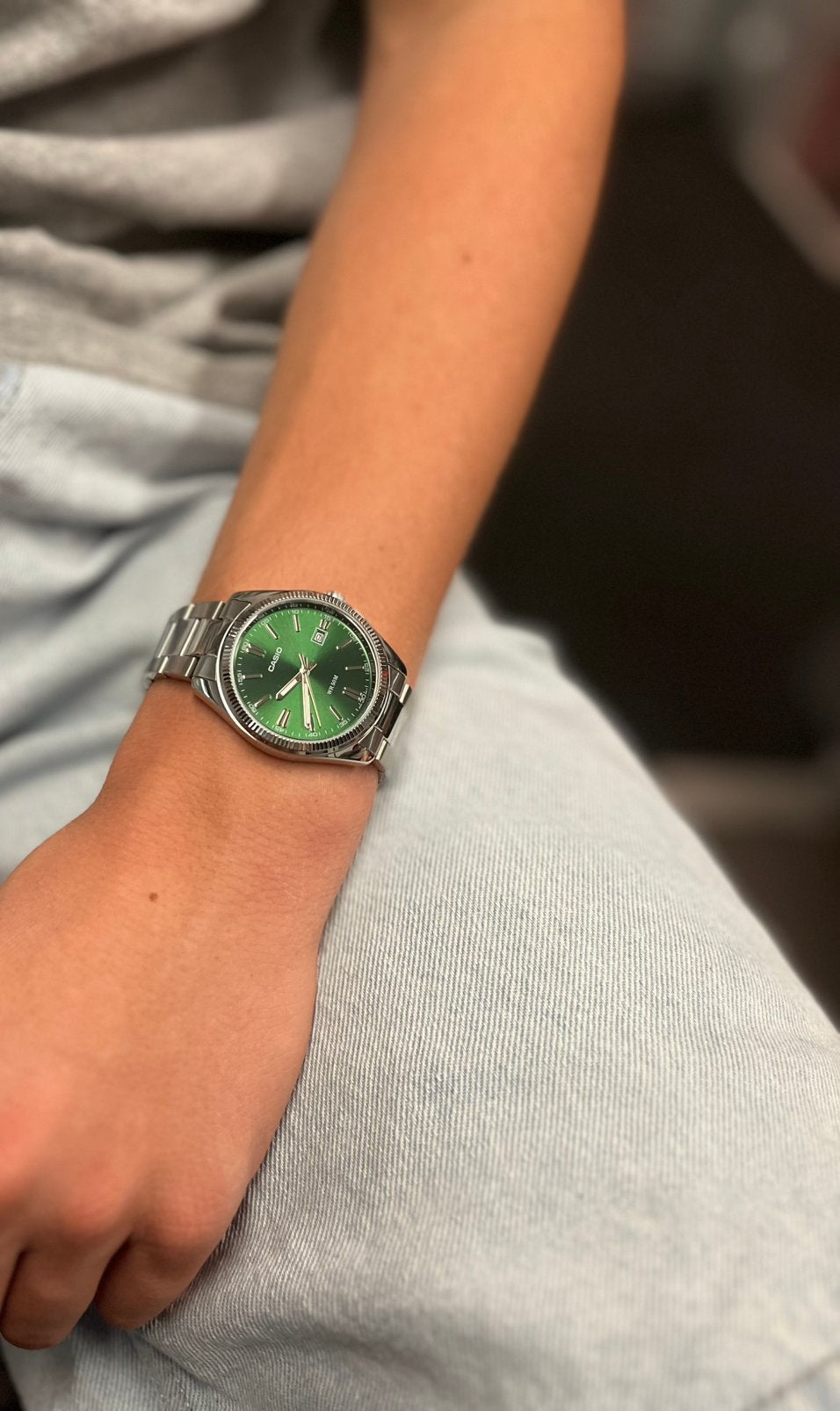 Casio green watch, Bijoux, Sacs & Beauté, Bagues, Enlèvement ou Envoi, Neuf, Vert, Femme ou Homme