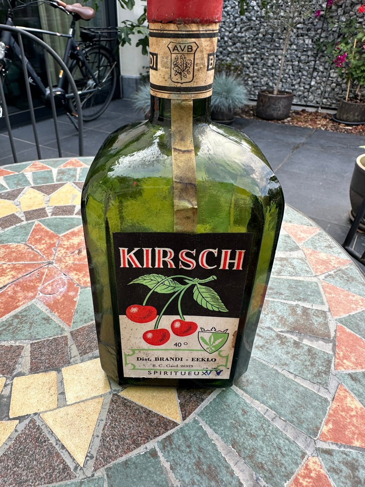 Kirsch.  Brandi- Eeklo. 1965, Ophalen, Zo goed als nieuw