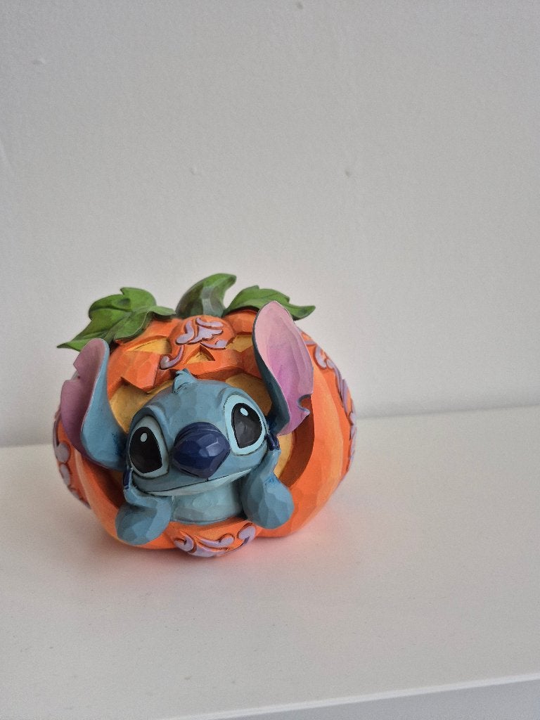 Disney traditions stitch o'lantern, Verzamelen, Ophalen, Overige figuren, Zo goed als nieuw, Beeldje of Figuurtje