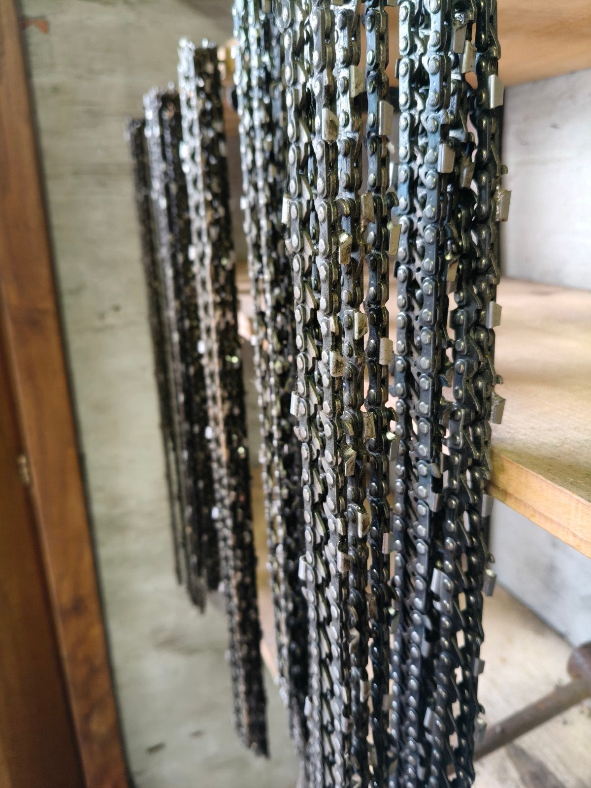 ketting voor zaag, Enlèvement