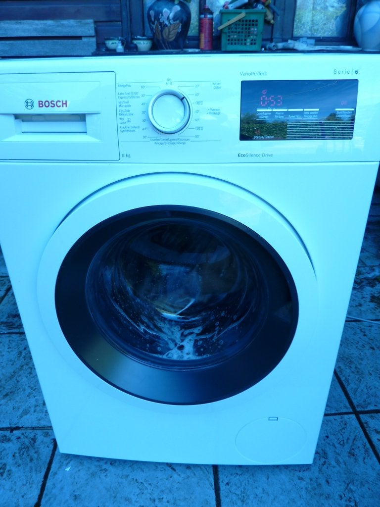 Wasmachine Bosch als nieuw , A+++ en 8 kg, Ophalen, 1200 tot 1600 toeren, 8 tot 10 kg, Zo goed als nieuw