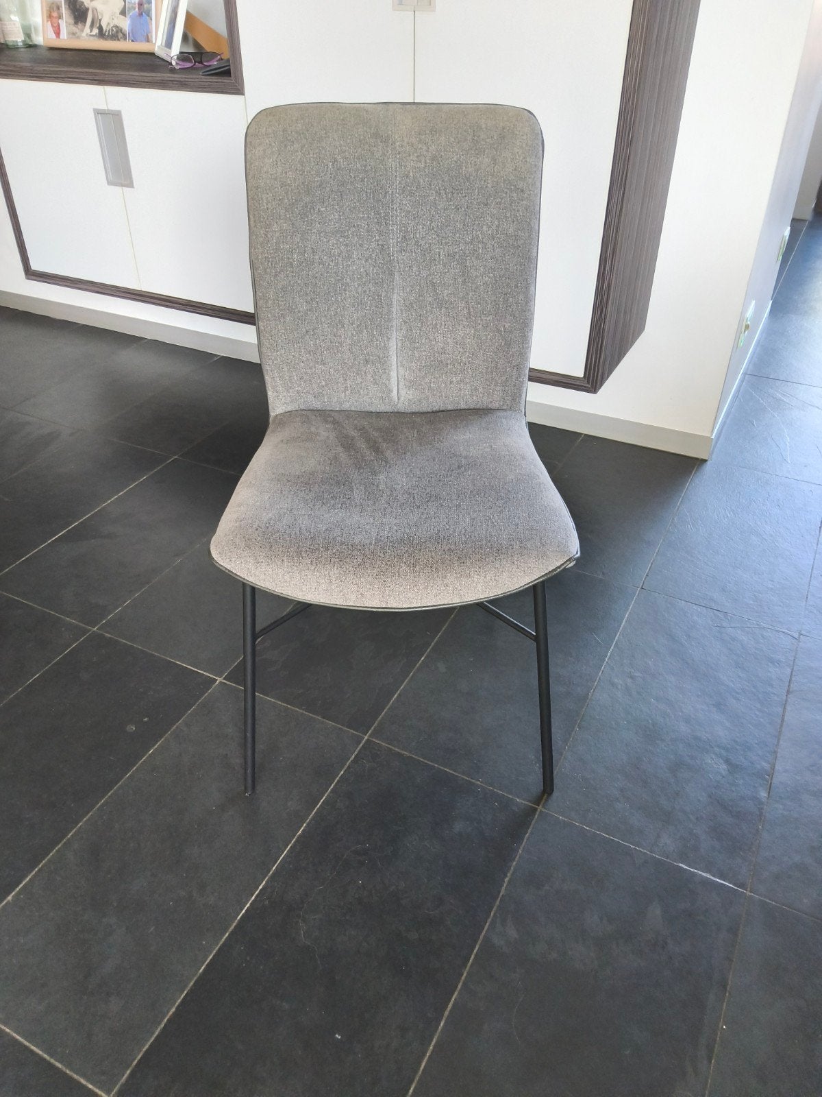 6 chaises de salle à manger XOON, Gris, Enlèvement, Tissus, Hedendaags