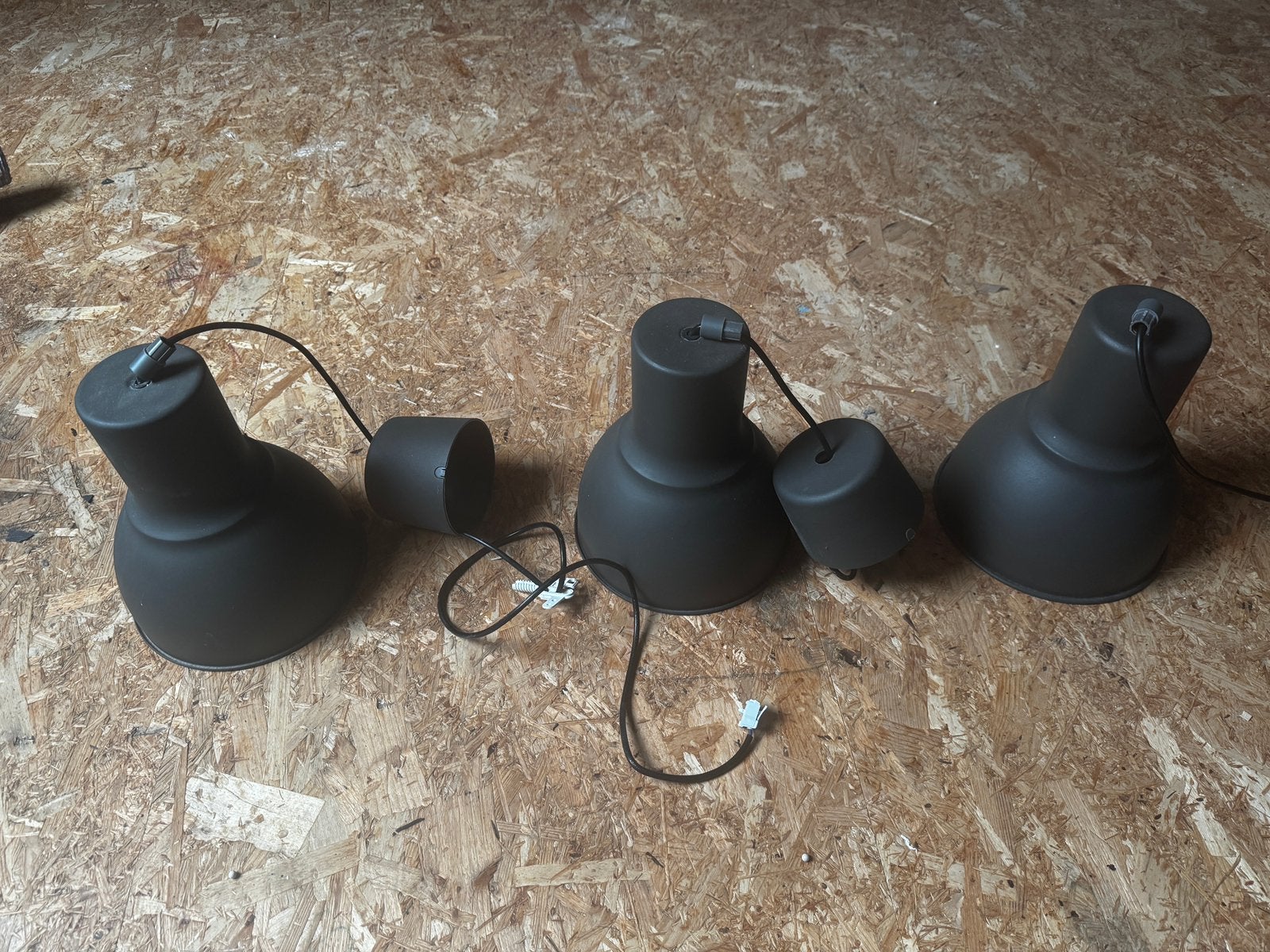 Lampe Hektar Ikea 22cm, Maison & Meubles, Enlèvement ou Envoi, Comme neuf, Métal, E27 (grand)