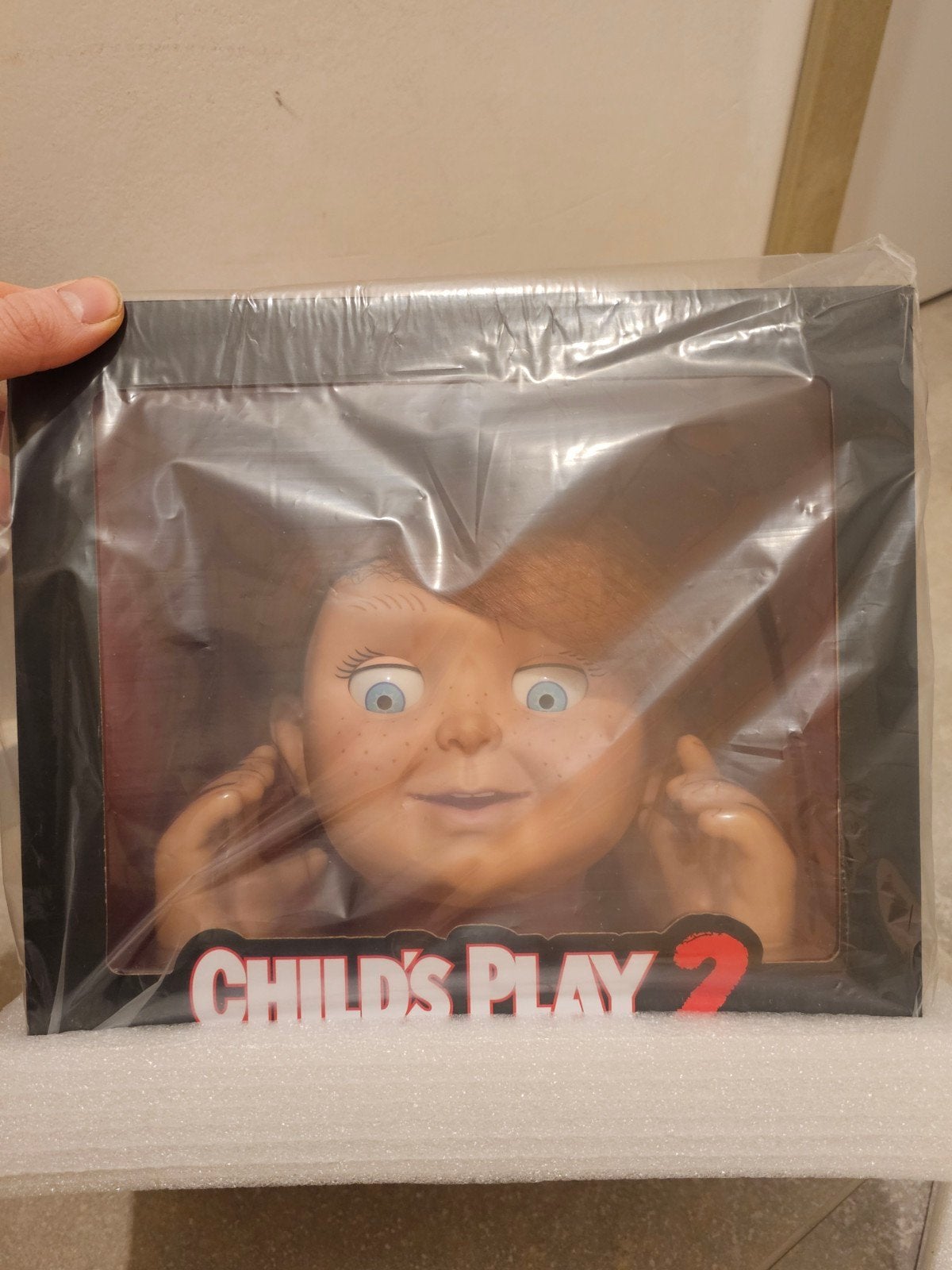 Life size Chucky (Tommy head) Nieuw in doos!, Ophalen of Verzenden