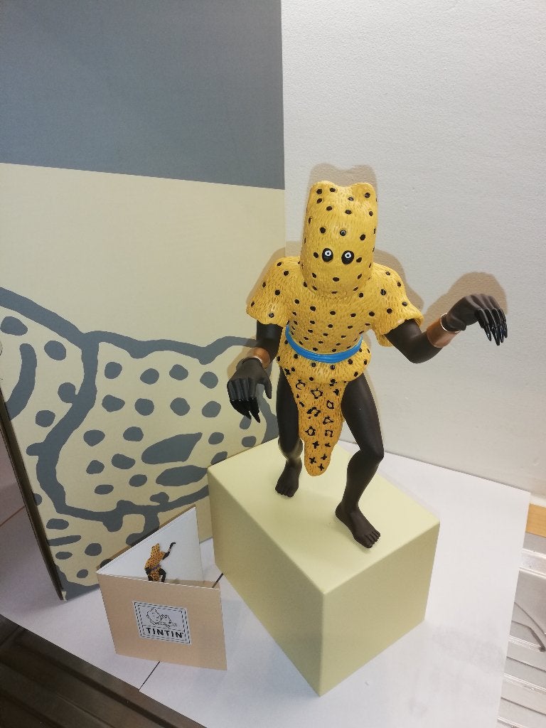 Figurine Tintin,L'homme Léopard, Collections, Enlèvement ou Envoi, Tintin