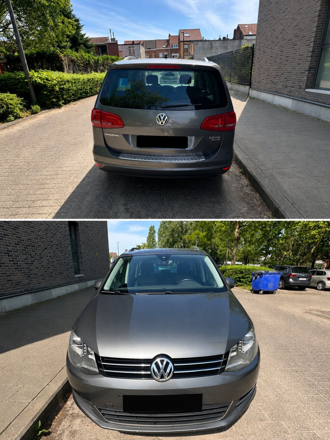 Volkswagen Sharan 2013, Auto's, Euro 5, Leder, Diesel, 5 deurs