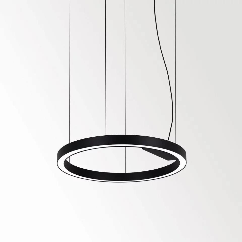 Delta Light design lamp LED ring 80cm, Huis en Inrichting, Lampen | Hanglampen, Ophalen, Zo goed als nieuw