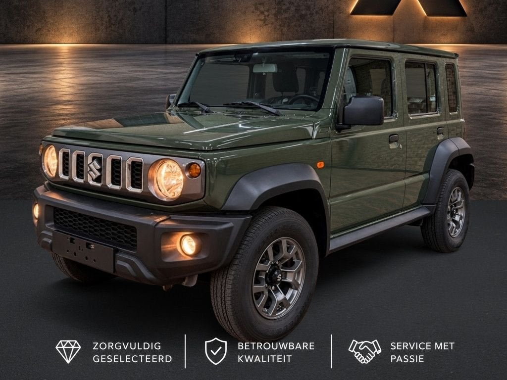 Suzuki Jimny 1.5 5 deurs 4x4 automaat | EXPORTPRICE | Unieke, Achat, Entreprise, Automatique, Vert