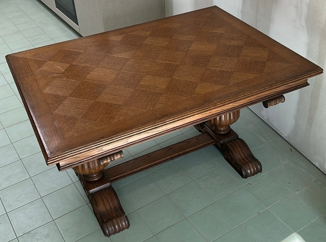 Tudor II tafel heel goed onderhouden 140x100, Ophalen