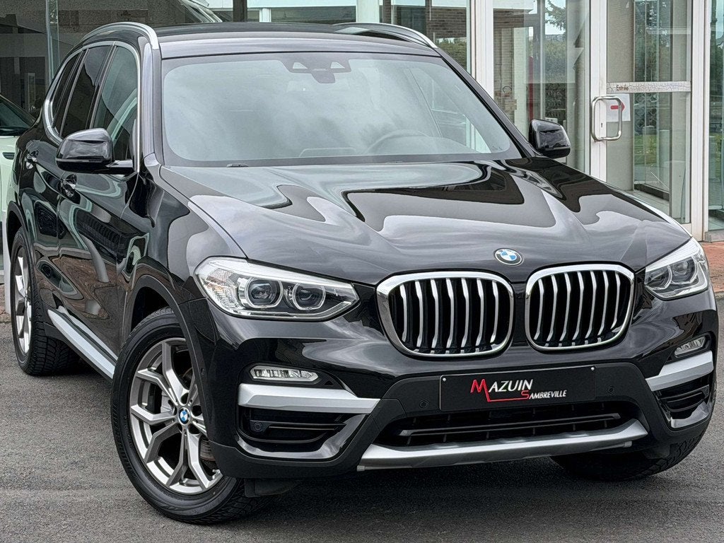 BMW X3 2.0 dA sDrive18 * X Line * Cuir * Caméra * Gar 1an *, Autos, BMW, Cuir, Achat, Entreprise, Noir