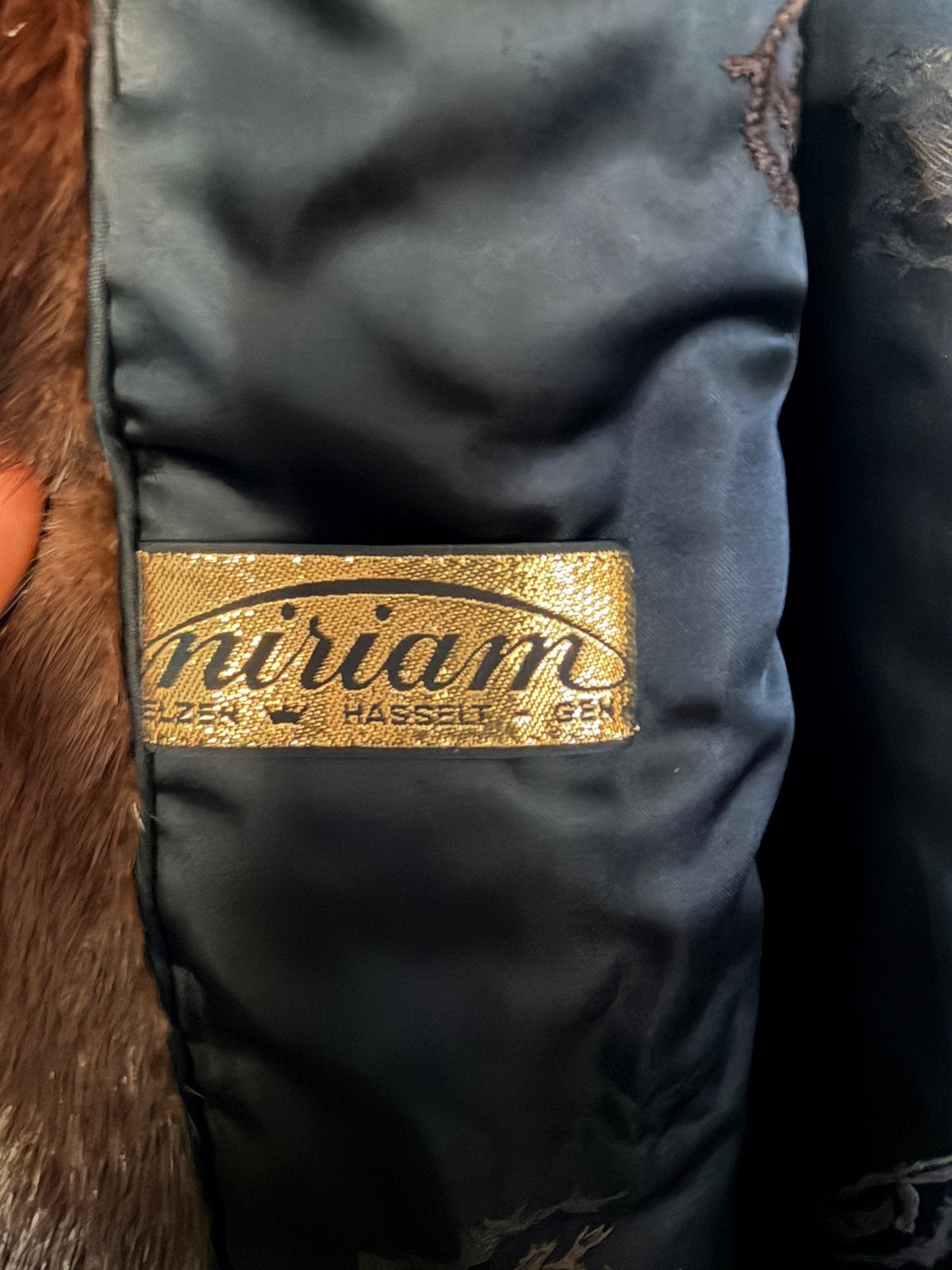 Manteau en fourrure, Enlèvement, Comme neuf, Taille 38/40 (M), Brun