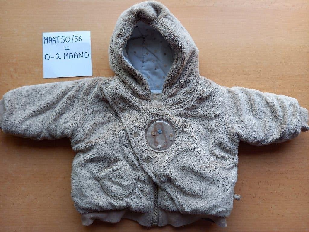 Nieuwstaat, Noukies, warm zacht fluffy jasje Baby maat 56, Jongetje of Meisje, Ophalen of Verzenden, Zo goed als nieuw, Jasje