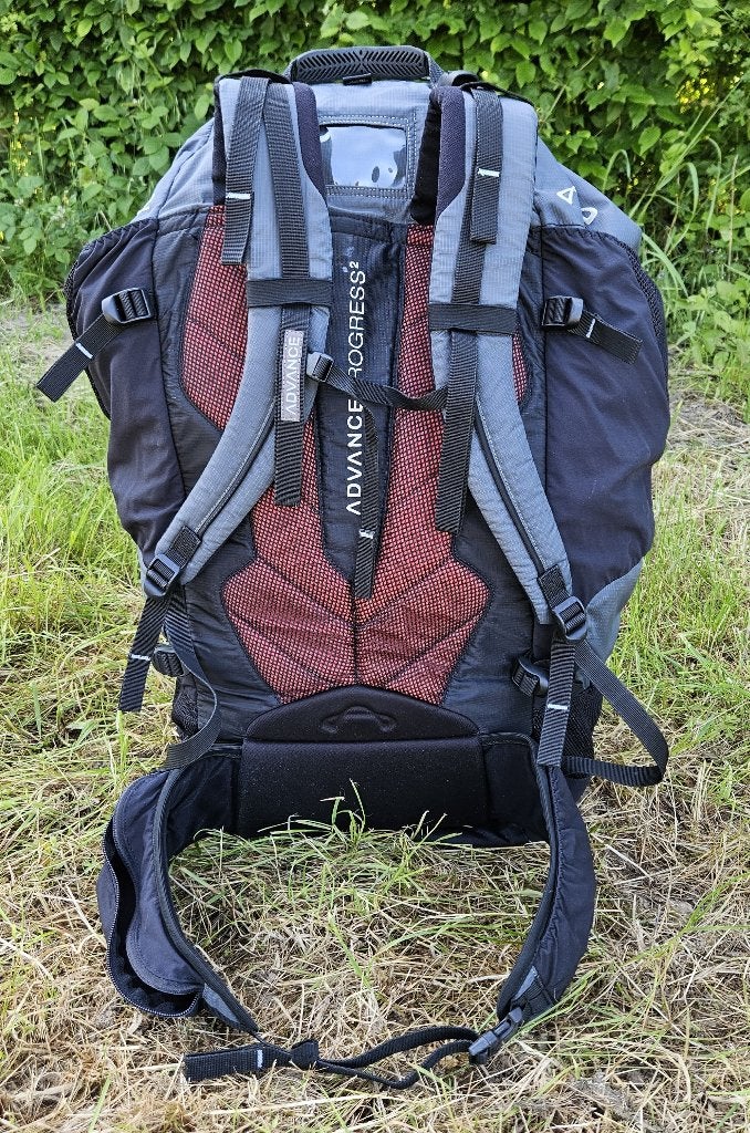 Advance Progress 2 L omkeerbaar harnas voor paragliding, Sport en Fitness, Zweefvliegen en Paragliding, Ophalen of Verzenden, Gebruikt